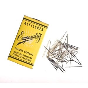 Alfiler Cabeza Acero Inoxidable Emperatriz n°0 x 50 grs
