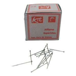 Alfiler Cabeza Hierro Niquelado Kit x 25 grs