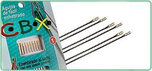 Aguja Facil Enhebrado - Librito x 12 unids