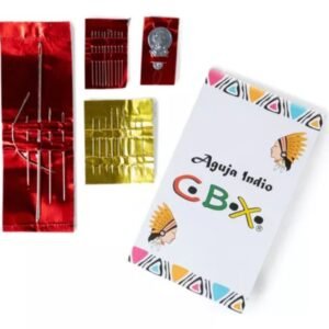 Aguja Indio CBX - Librito x 24 unids + 1 Enhebrador