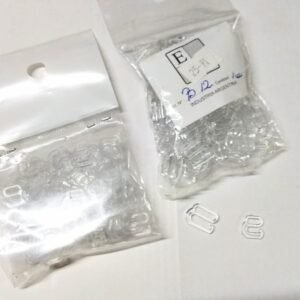 Broche Corsetero Plastico Transparente art B6T