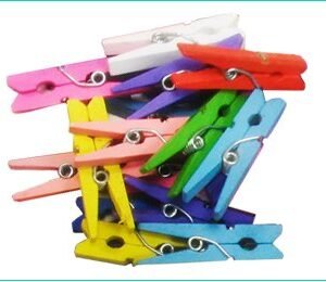 Broche Madera CBX x 45 mm - Blister x 35 unids - Color