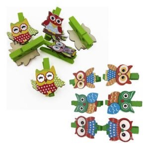 Broche Madera CBX C/Aplique x 30 mm - Estampado