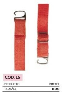 Bretel Elastico 11 mm Hebilla Metal art 211 Z