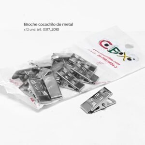 Broche Cocodrilo Metal CBX