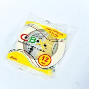 Cinta Adhesiva Papel CBX x 12 mm