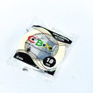 Cinta Adhesiva Papel CBX x 18 mm