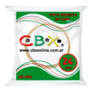 Cinta Adhesiva Papel CBX x 24 mm