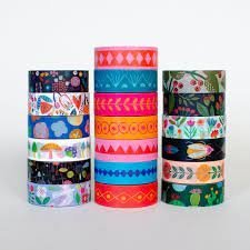 Cinta Adhesiva Washi Tape Papel Fantasia