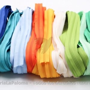 Cierre Continuo Diente Nylon Fijo 5 mm - Color