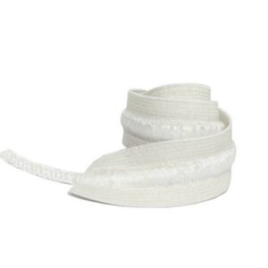 Cinta Elastica Pol Crochet C/Cordon 30 mm - Rollo x 50 mts