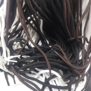 Cordon Pol Redondo art CP10P Unicraft 10 mm x 1.20 cm - Blanco Negro Marron