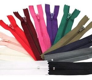 Cierre Diente Nylon Fijo 5 mm x 25 cm