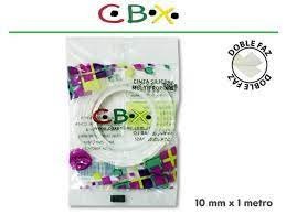 Cinta Siliconada Autoadhesiva Cbx Doble Faz 10 mm