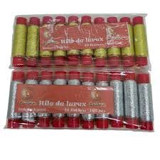 Hilo Lurex P/Costura Corona - Bobina x 100 mts