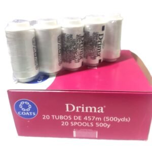 Hilo Pol Drima - Bobina x 500 yds - Blanco
