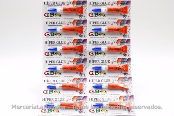 Pegamento CBX Hiper Glue x 3 grs