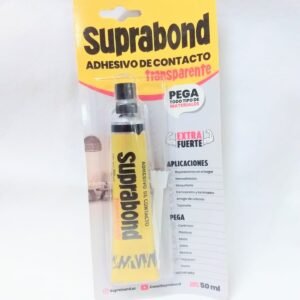 Pegamento Suprabond de Contacto Transparente - Pomo x 50 ml